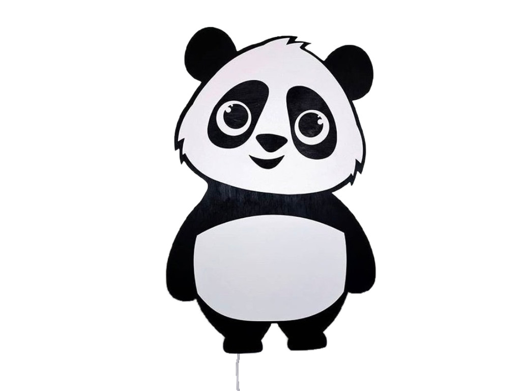 WW WW Fa LED gyereklámpa: PANDA MACI