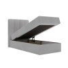 MAGIC MINI szürke ágyneműtartós boxspring ágy 90x200
